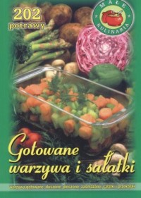 Gotowane warzywa i sałatki - okładka książki