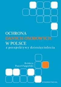 Ochrona danych osobowych w Polsce - okładka książki