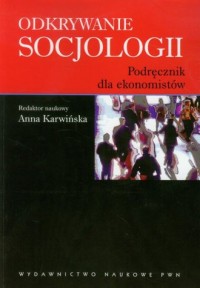 Odkrywanie socjologii. Podręcznik - okładka książki