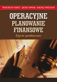 Operacyjne planowanie finansowe - okładka książki