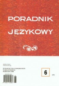 Poradnik językowy 6/2008 - okładka książki