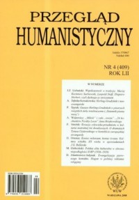 Przegląd humanistyczny 4(409) / - okładka książki