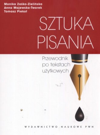 Sztuka pisania. Przewodnik po tekstach - okładka książki
