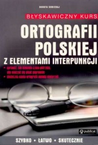 Błyskawiczny kurs ortografii polskiej - okładka książki