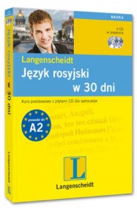 Język rosyjski w 30 dni (+ 2 CD) - okładka podręcznika