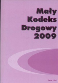 Mały kodeks drogowy 2009 - okładka książki