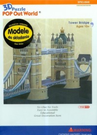 Puzzle 3D. Tower Bridge (112 elem.) - zdjęcie zabawki, gry