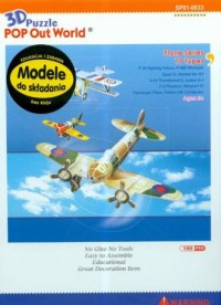 Samoloty. 10 modeli modele do składania - okładka książki