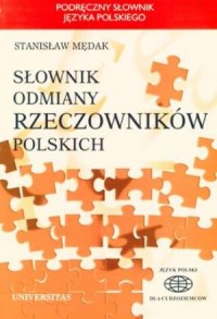 Słownik odmiany rzeczowników polskich - okładka książki