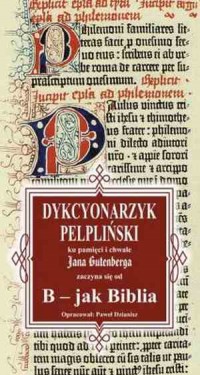 Dykcyonarzyk pelpliński ku pamięci - okładka książki