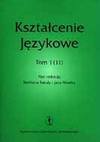 Kształcenie językowe 1 (11) - okładka książki