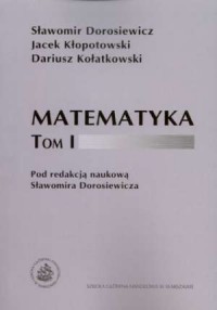 Matematyka. Tom 1 - okładka książki