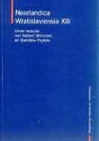 Neerlandica Wratislaviensia XIII - okładka książki
