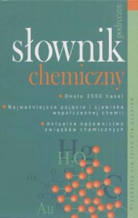 Podręczny słownik chemiczny - okładka książki