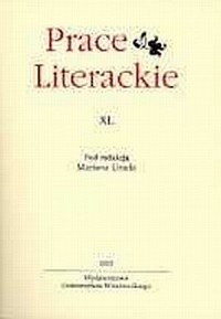 Prace Literackie XL - okładka książki