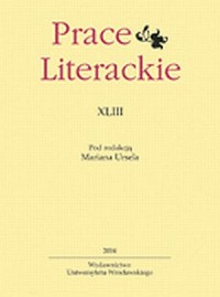 Prace Literackie XLIII - okładka książki