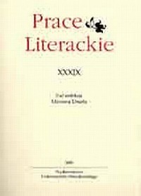 Prace Literackie XXXIX - okładka książki
