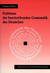 Probleme der beschreibenden Grammatik - okładka książki