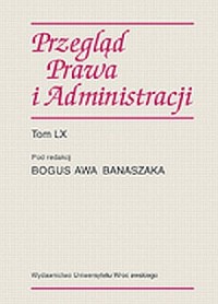 Przegląd Prawa i Administracji. - okładka książki