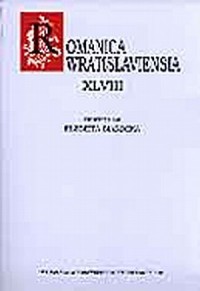 Romanica Wratislaviensia XLVIII - okładka książki