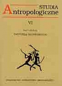 Studia Antropologiczne VI - okładka książki