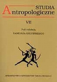 Studia Antropologiczne VII - okładka książki