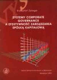 Systemy Corporate Governance a - okładka książki