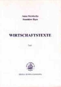 Wirtschaftstexte Teil I - okładka książki