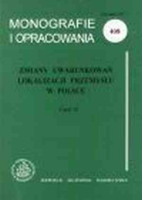 Zmiany uwarunkowań lokalizacji - okładka książki