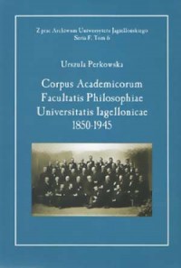Corpus Academicorum Faculatatis - okładka książki