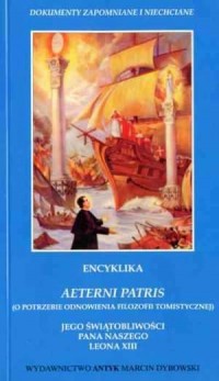 Encyklika Aeterni patris (O potrzebie - okładka książki
