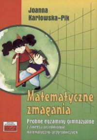 Matematyczne zmagania - okładka książki