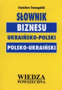 Słownik biznesu ukraińsko-polski, - okładka książki
