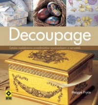 Decoupage - okładka książki