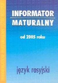 Język rosyjski. Informator maturalny - okładka podręcznika