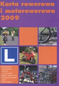 Karta rowerowa i motorowerowa 2009 - okładka książki