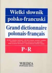 Wielki słownik polsko-francuski. - okładka książki