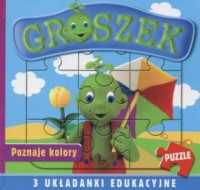 Groszek poznaje kolory - okładka książki