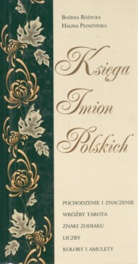 Księga imion polskich - okładka książki