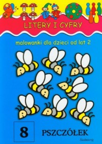 Litery i cyfry malowanki dla dzieci - okładka książki