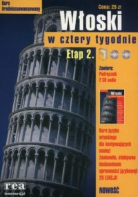 Włoski w cztery tygodnie Etap 2. - okładka podręcznika
