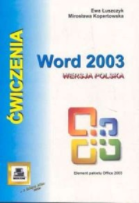 Word 2003. Ćwiczenia - okładka książki