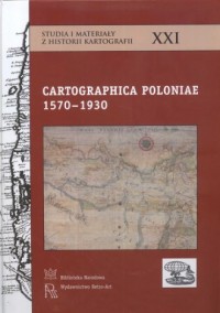 Cartographica Poloniae 1570-1930 - okładka książki