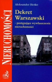 Dekret Warszawski - postępujące - okładka książki