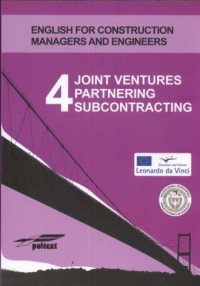 Joint Ventures Partnering Subcontracting - okładka książki