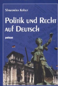 Politik und Recht auf Deutsch - okładka podręcznika