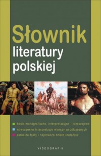 Słownik literatury polskiej - okładka książki