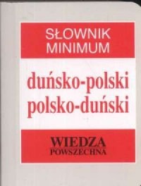 Słownik minimum duńsko-polski, - okładka książki