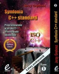 Symfonia C++ Standard. Tom 1-2 - okładka książki