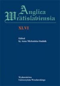 Anglica Wratislaviensia XLVI - okładka książki